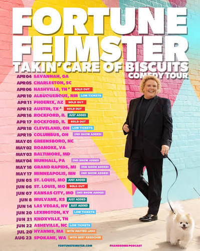 Fortune Feimster concert tour poster 2026